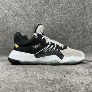 Adidas D.O.N. Issue 1 Spiderman EG5670 Men's Sz 12 Black White Basketball Shoes